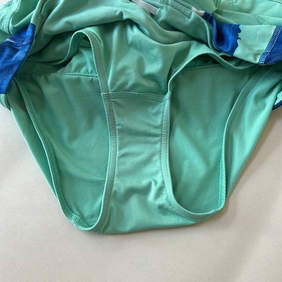 Lululemon Speed Short *4-way Stretch Menthol / Brush Strokes Harbor Blue Menthol - Picture 9 of 12